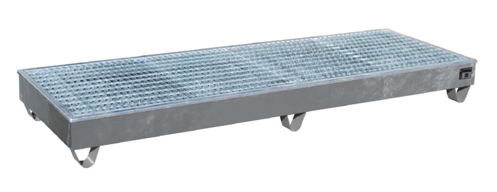 Produktbild Bauer Auffangwanne AW 4 BPE 2415 x 255 x 815 mm feuerverzinkt