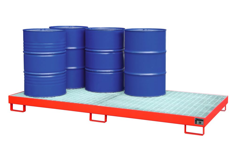 Produktbild Bauer Auffangwanne AW 8 lackiert Feuerrot