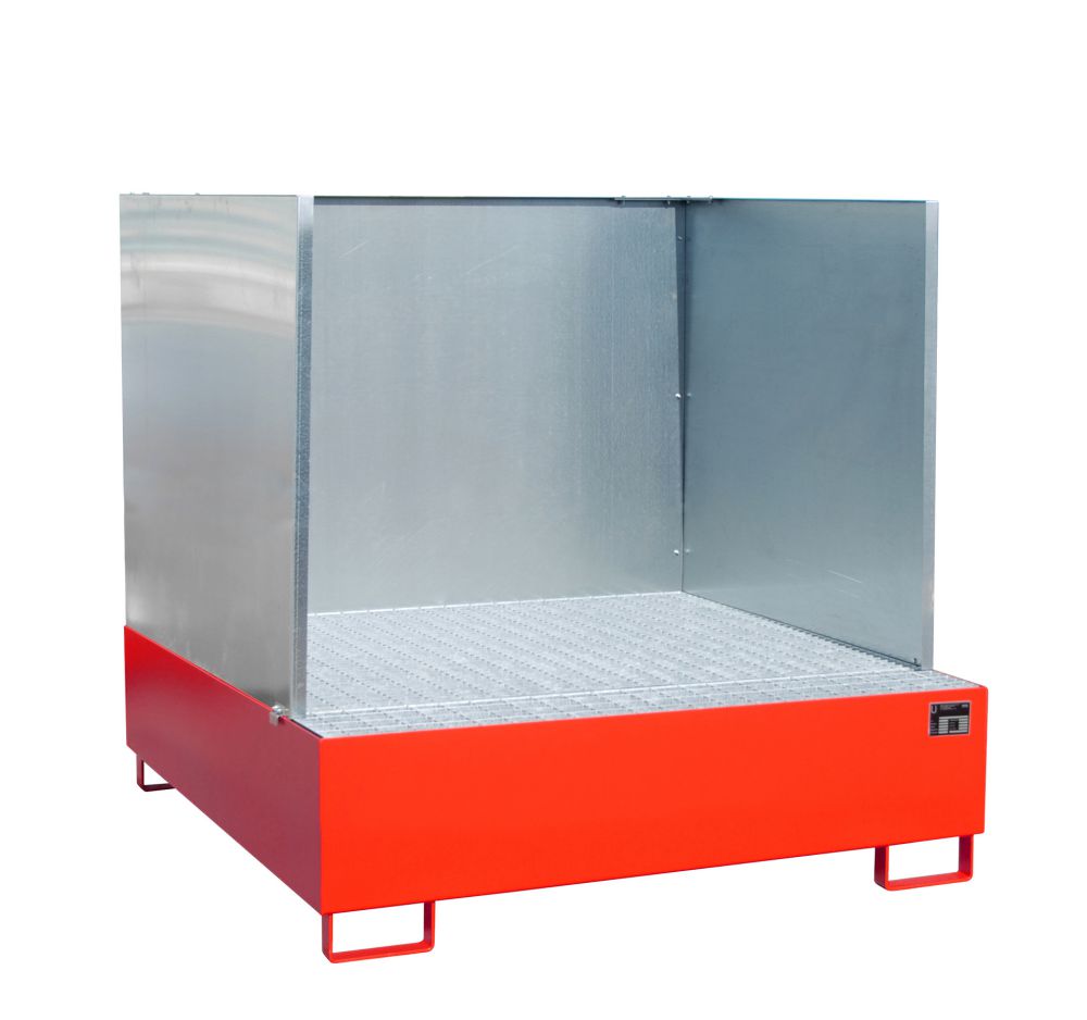 Produktbild Bauer Auffangwanne AW 450 lackiert Feuerrot bild 2