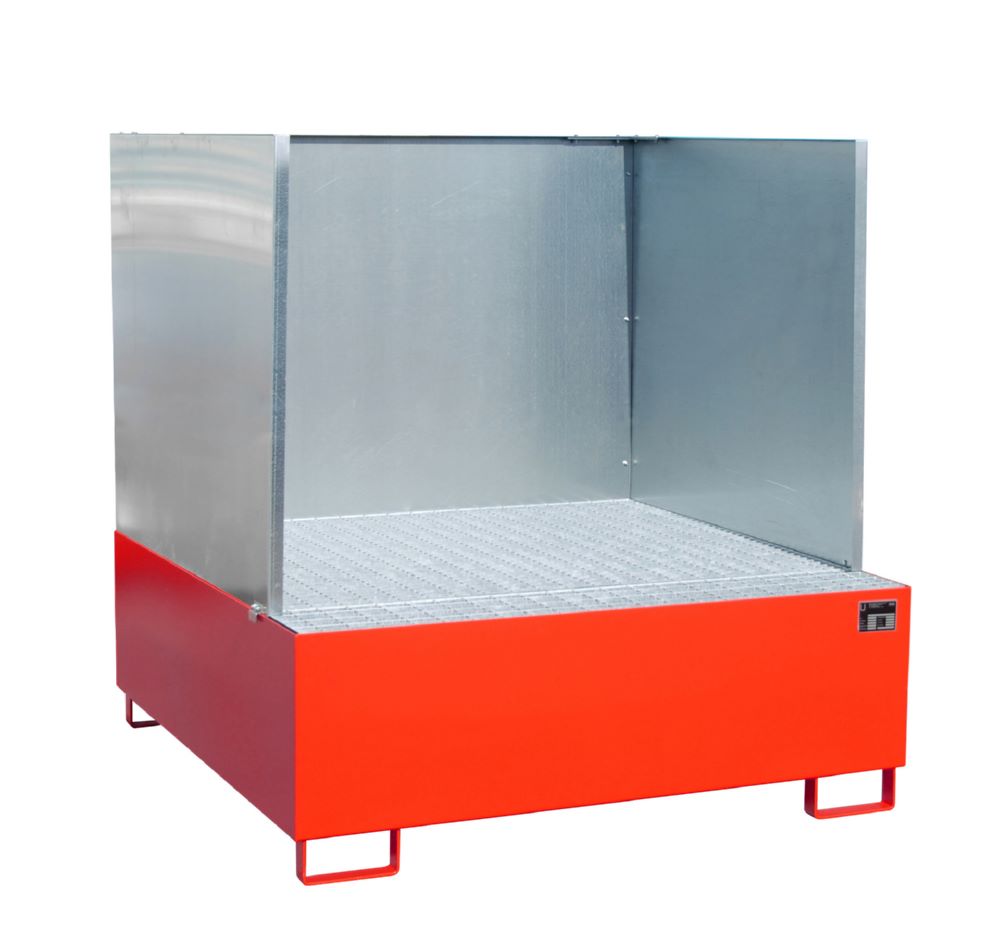 Produktbild Bauer Südlohn Auffangwanne Breite 1480 mm AW 800 SW lackiert Feuerrot