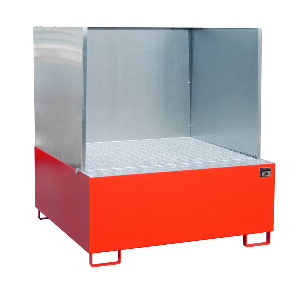 Produktbild Bauer Auffangwanne AW 1000 lackiert Feuerrot bild 2