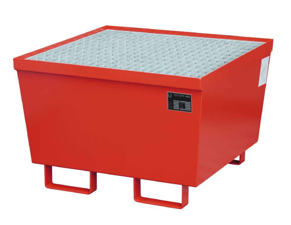 Produktbild Bauer Auffangwanne AM-1 800 x 545 x 800 mm lackiert feuerrot