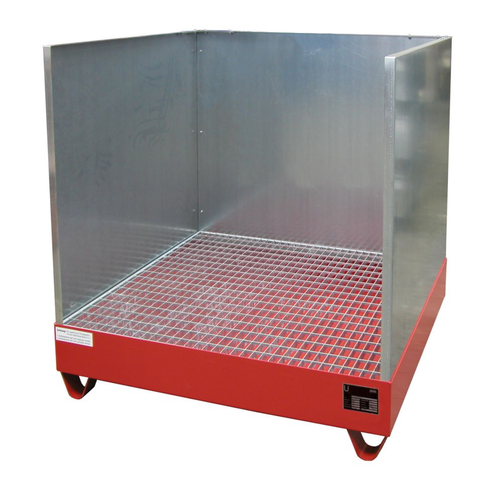 Produktbild Bauer Auffangwanne 2032 lackiert Feuerrot bild 2