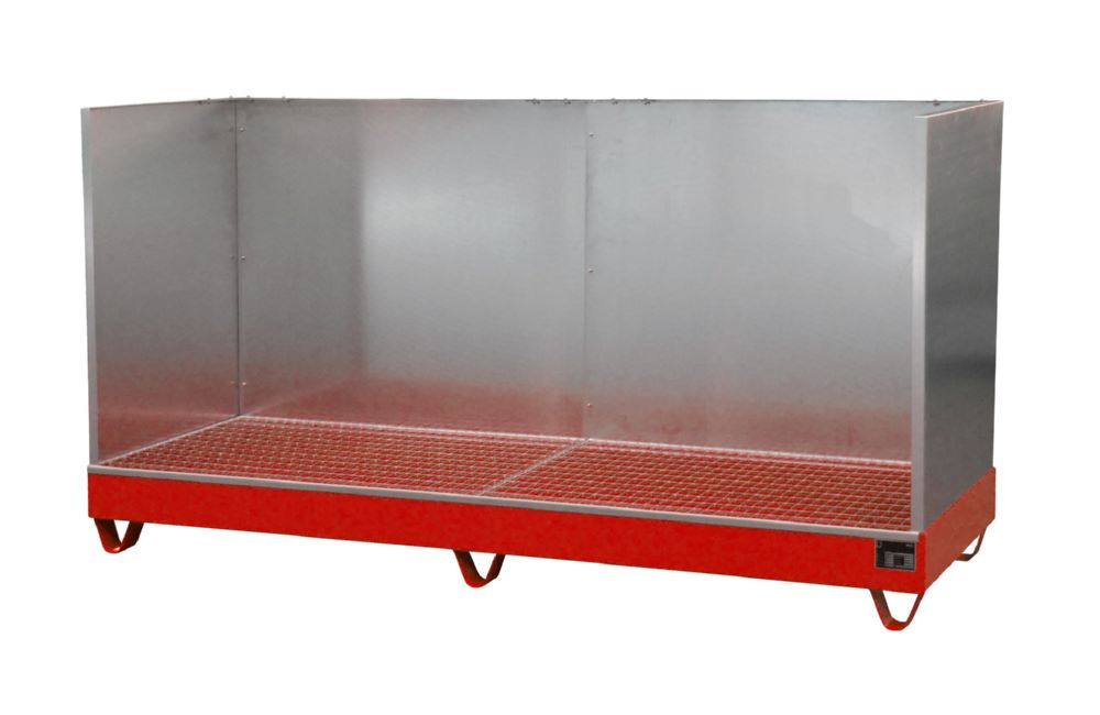 Produktbild Bauer Südlohn Auffangwanne 2042/SW Tragfähigkeit 1000 kg lackiert Feuerrot