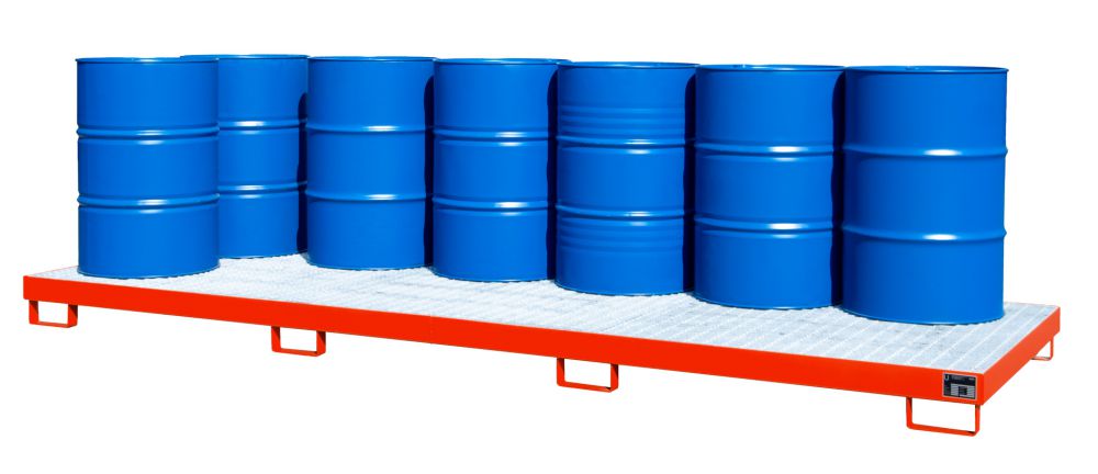 Produktbild Bauer Auffangwanne AW 12 lackiert Feuerrot bild 2