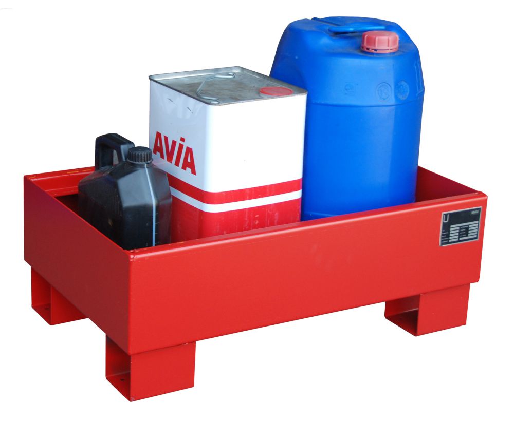 Produktbild Bauer Auffangwanne AW 60 1 lackiert Feuerrot bild 2