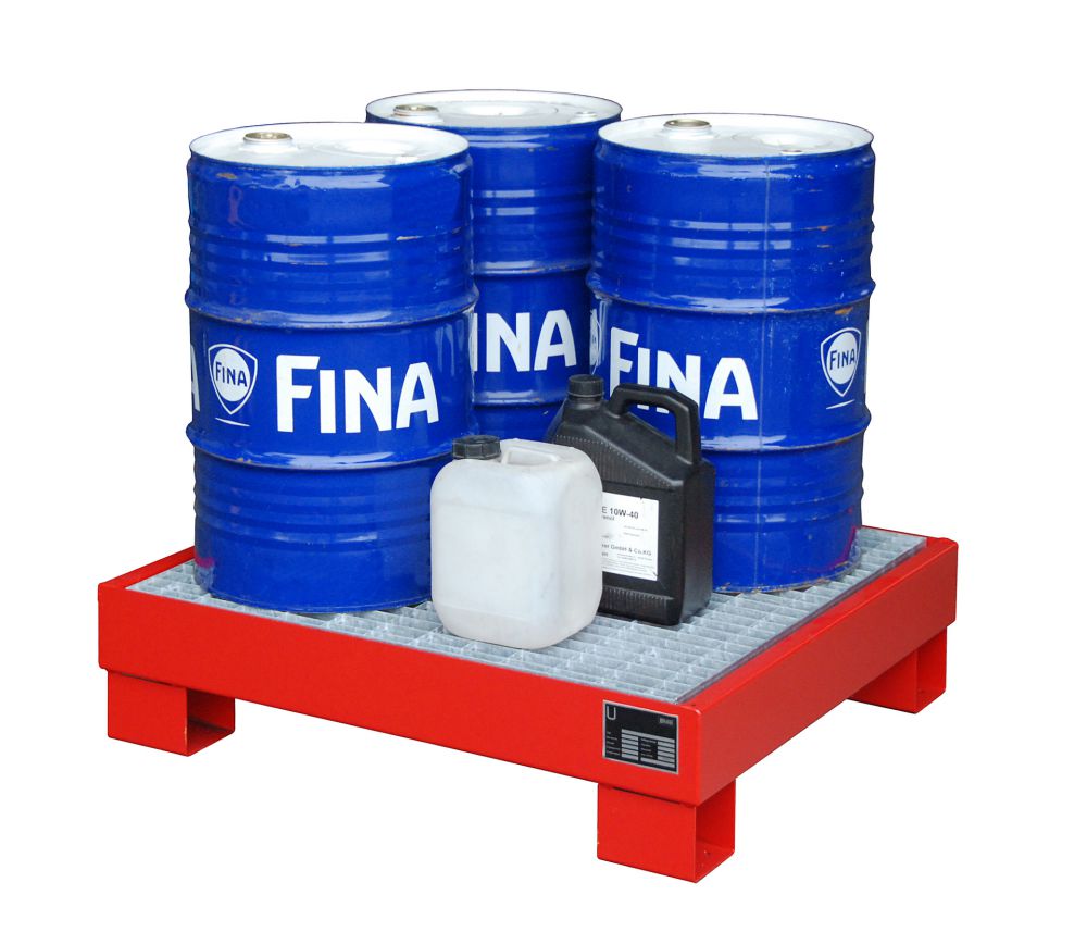 Produktbild Bauer Auffangwanne AW 60 2 M lackiert Feuerrot bild 2