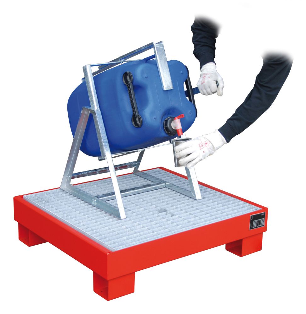 Produktbild Bauer Auffangwanne AW 60 2 M lackiert Feuerrot bild 3