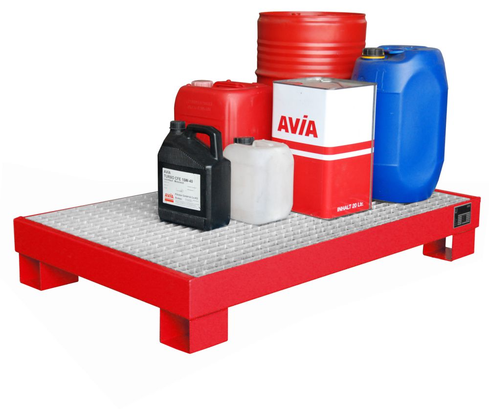 Produktbild Bauer Auffangwanne AW 60 3 M lackiert Feuerrot bild 2