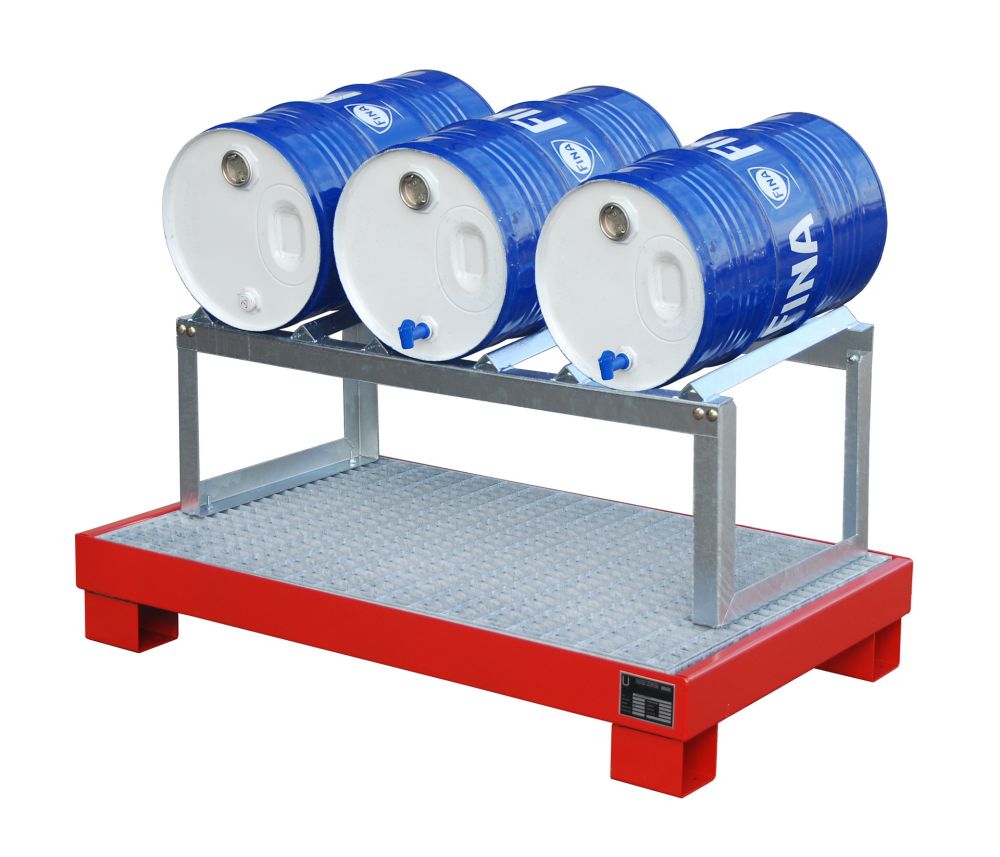 Produktbild Bauer Auffangwanne AW 60 3 M lackiert Feuerrot bild 4