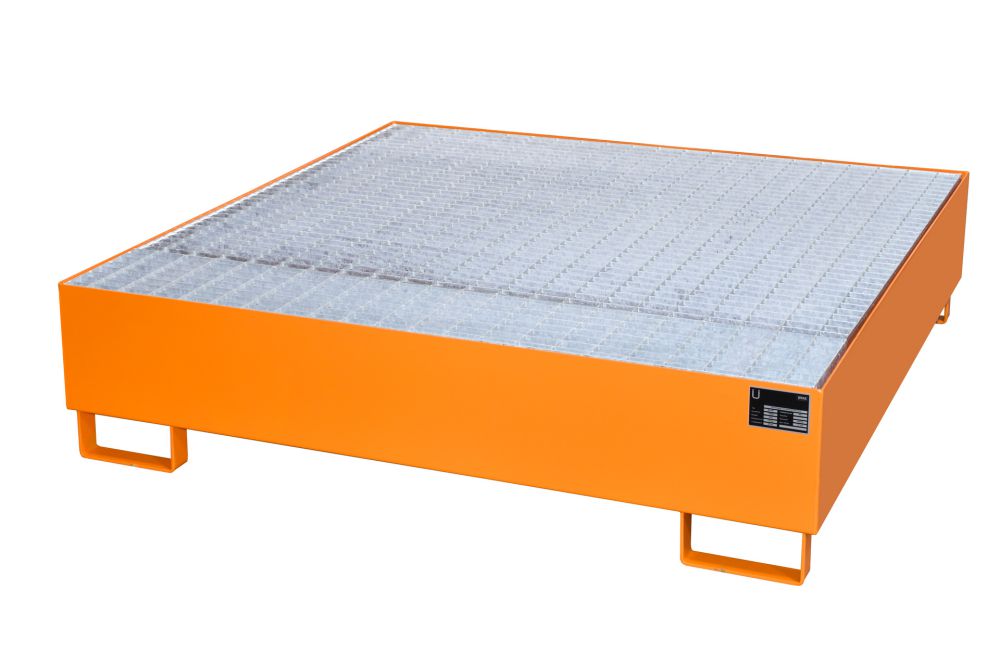 Produktbild Bauer Auffangwanne AW 450 lackiert Gelborange bild 1