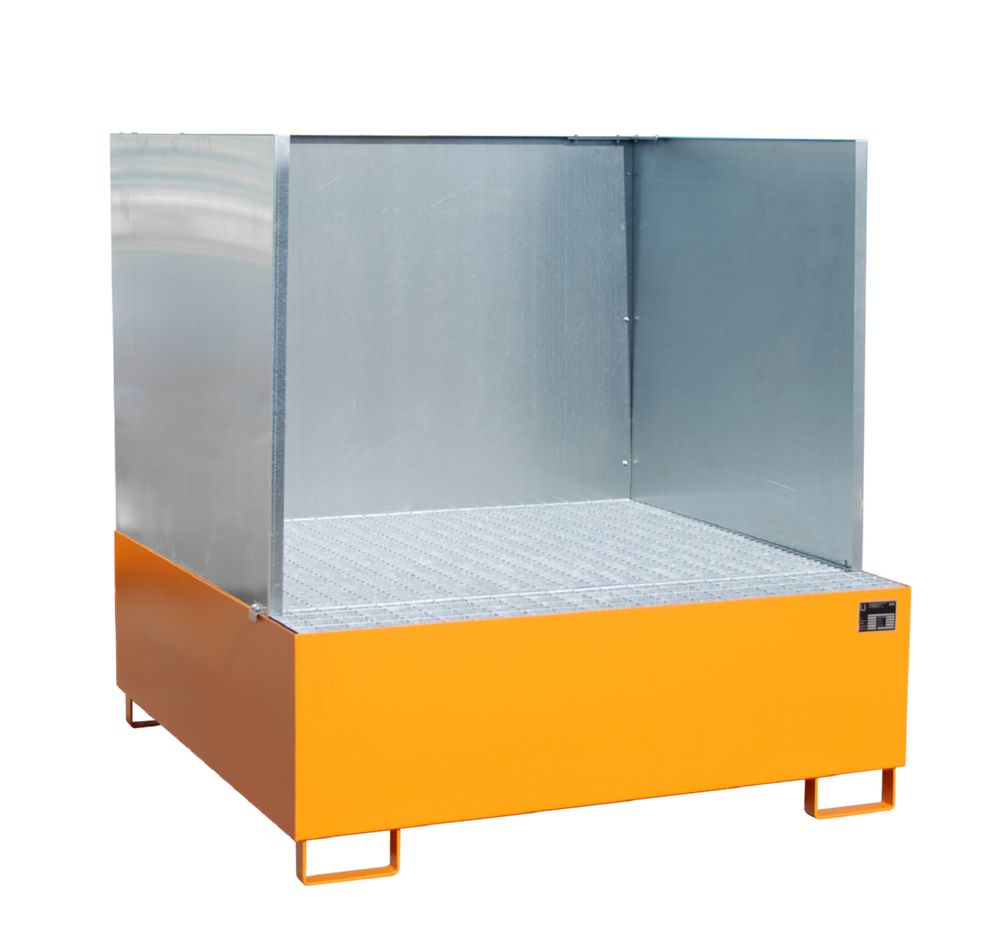 Produktbild Bauer Südlohn Auffangwanne AW 800/SW lackiert Gelborange Breite 1480 mm