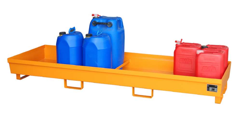 Produktbild Bauer Auffangwanne AO-4B 2400 x 285 x 800 mm lackiert gelborange