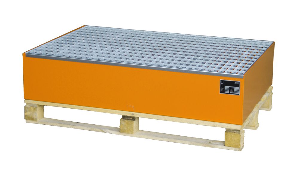 Produktbild Bauer Auffangwanne 2010 lackiert Gelborange