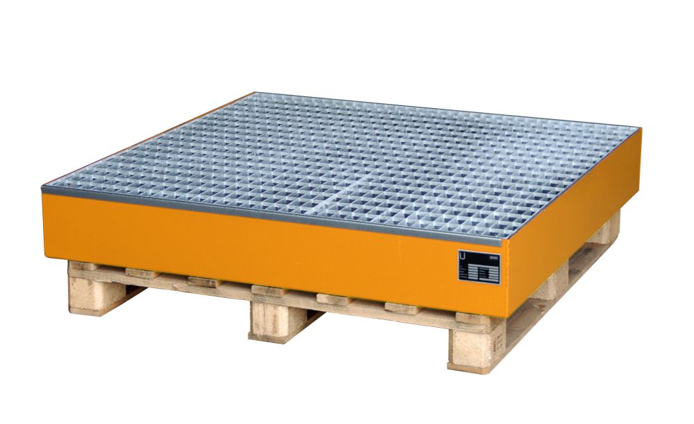 Produktbild Bauer Auffangwanne 2028 lackiert Gelborange