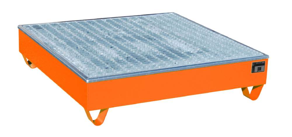 Produktbild Bauer Auffangwanne AW 4 APE 1215 x 290 x 1215 mm gelborange