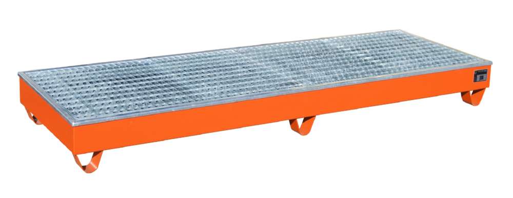 Produktbild Bauer Auffangwanne AW 4 BPE 2415 x 255 x 815 mm gelborange