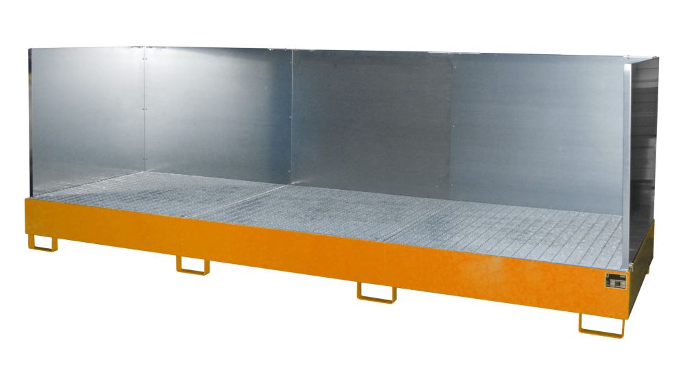 Produktbild Bauer Auffangwanne AW 1000 3 lackiert Gelborange bild 3