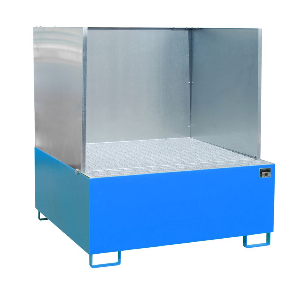 Produktbild Bauer Südlohn Auffangwanne AW 1000 SW lackiert Lichtblau B 1480 x H 1630 mm