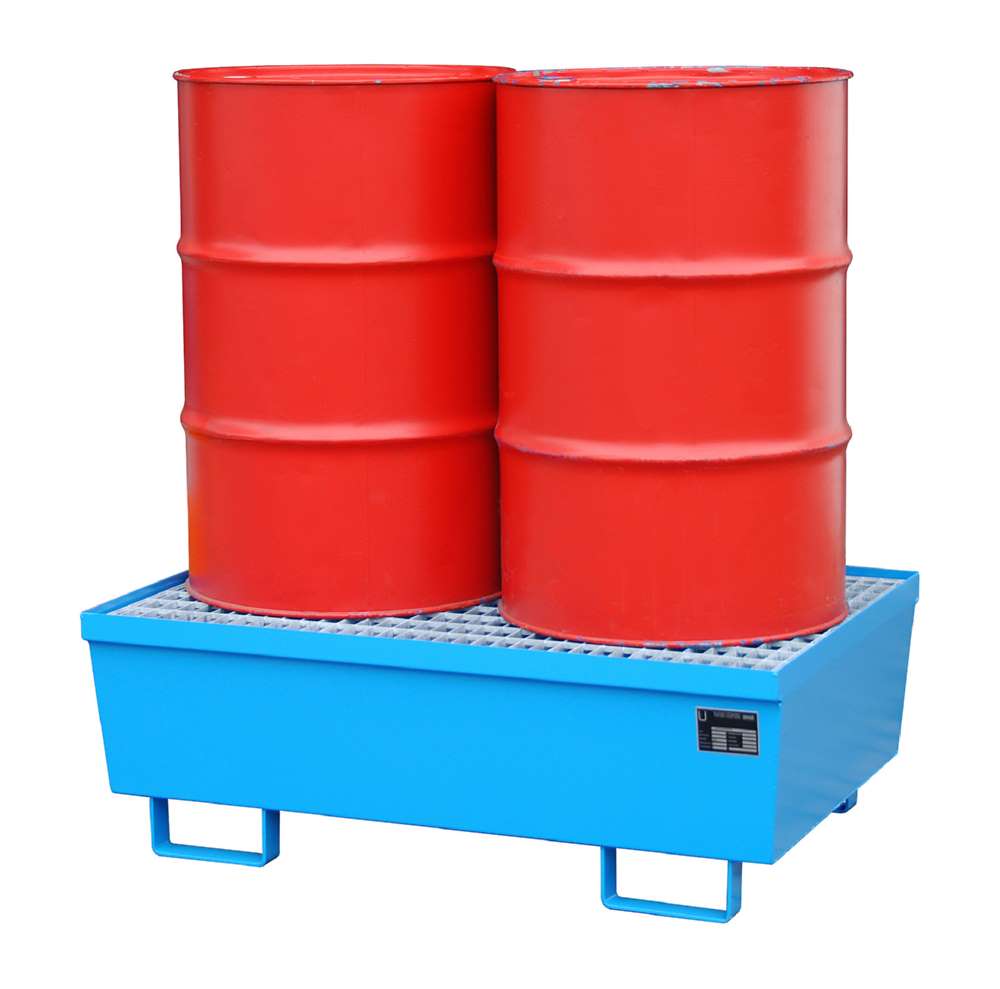 Produktbild Bauer Auffangwanne AM-2 1200 x 415 x 800 mm lackiert lichtblau bild 2