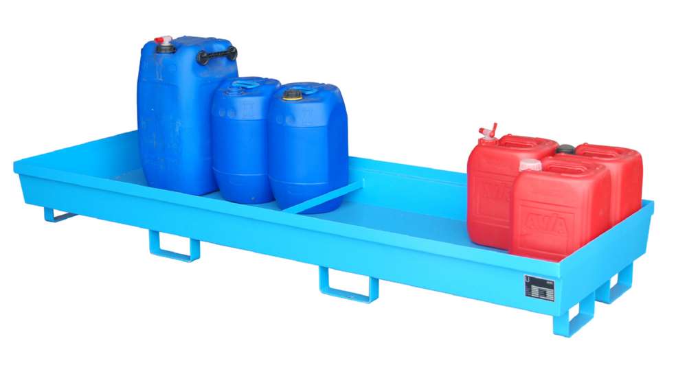 Produktbild Bauer Auffangwanne AO4B 2400 x 285 x 800 mm lackiert lichtblau