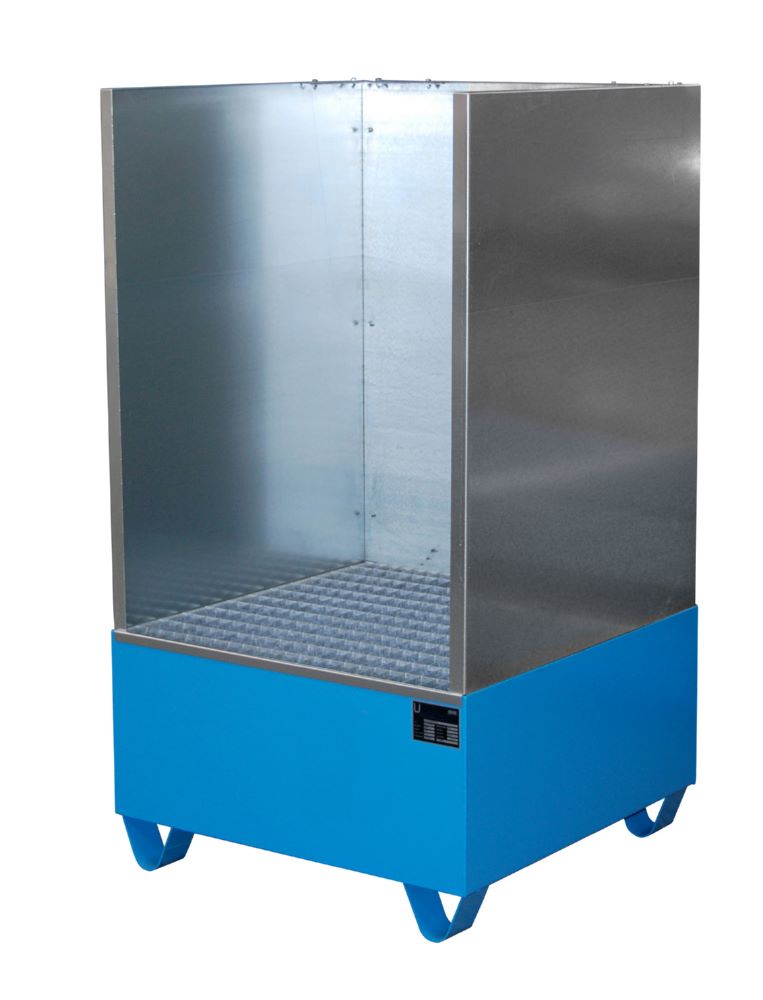 Produktbild Bauer Südlohn Auffangwanne 2002/SW lackiert Lichtblau B 820 x H 1460 x T810 mm