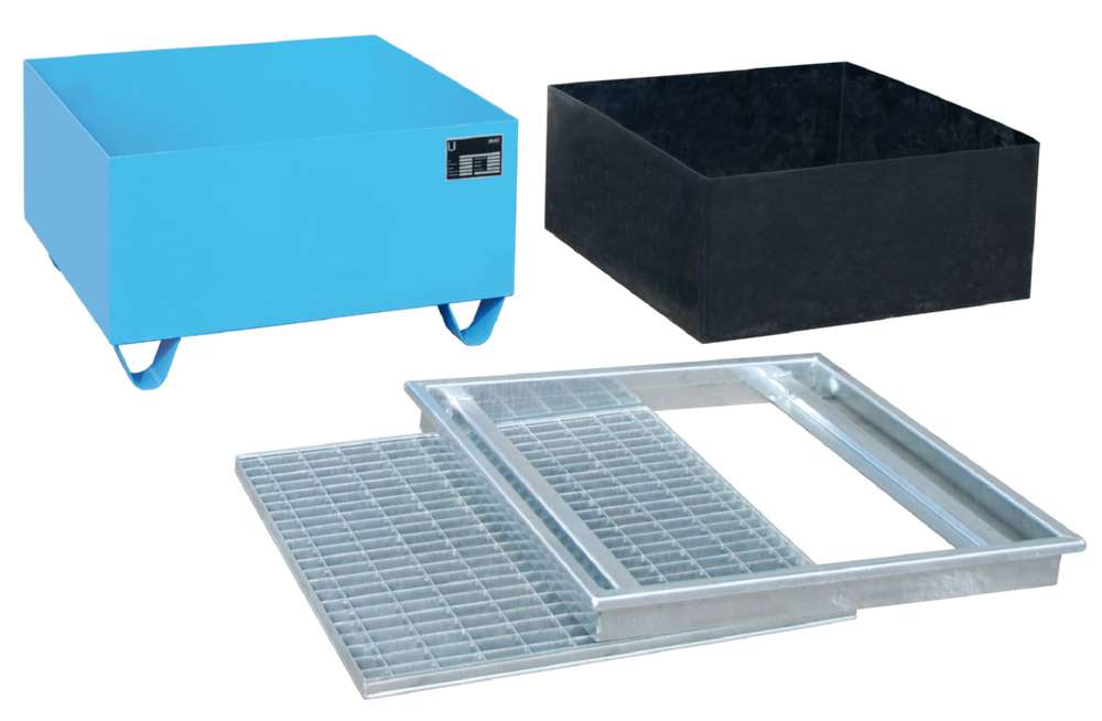 Produktbild Bauer Auffangwanne AW 1 PE 815 x 470 x 815 mm lichtblau bild 3