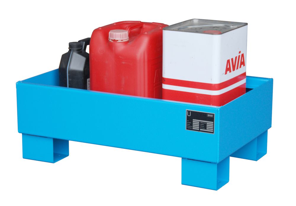 Produktbild Bauer Auffangwanne AW 60 1 lackiert Lichtblau bild 2