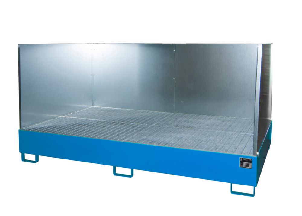 Produktbild Bauer Südlohn Auffangwanne AW 1000-10F/SW lackiert Lichtblau Tragfähigkeit 1000 kg