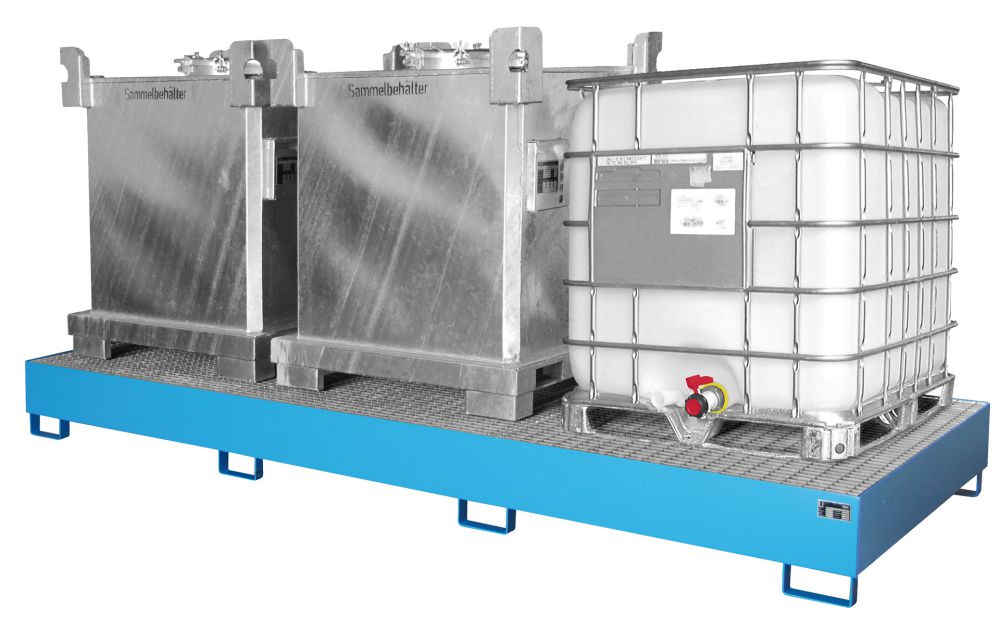 Produktbild Bauer Auffangwanne AW 1000 3 lackiert Lichtblau bild 3