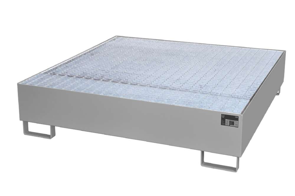 Produktbild Bauer Auffangwanne AW 450 Liter 1460 x 35 x 1460 mm mausgrau