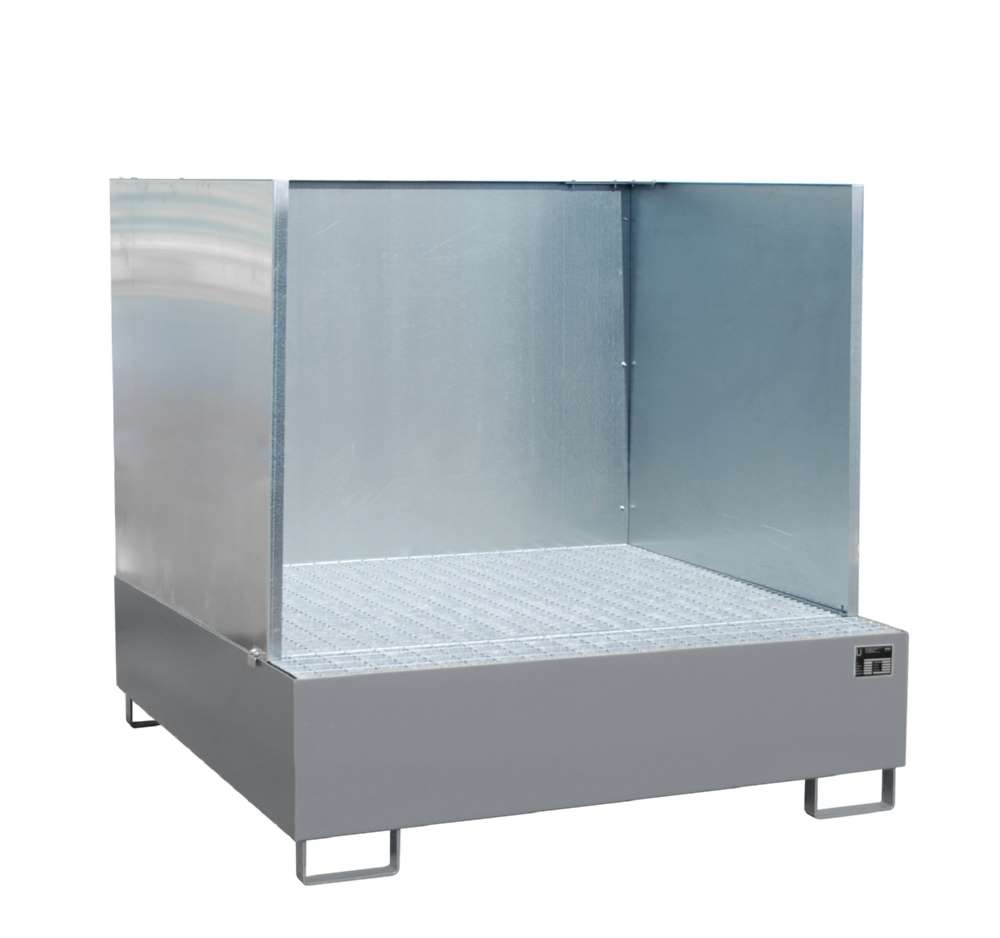 Produktbild Bauer Auffangwanne AW 450 Liter 1460 x 35 x 1460 mm mausgrau bild 2