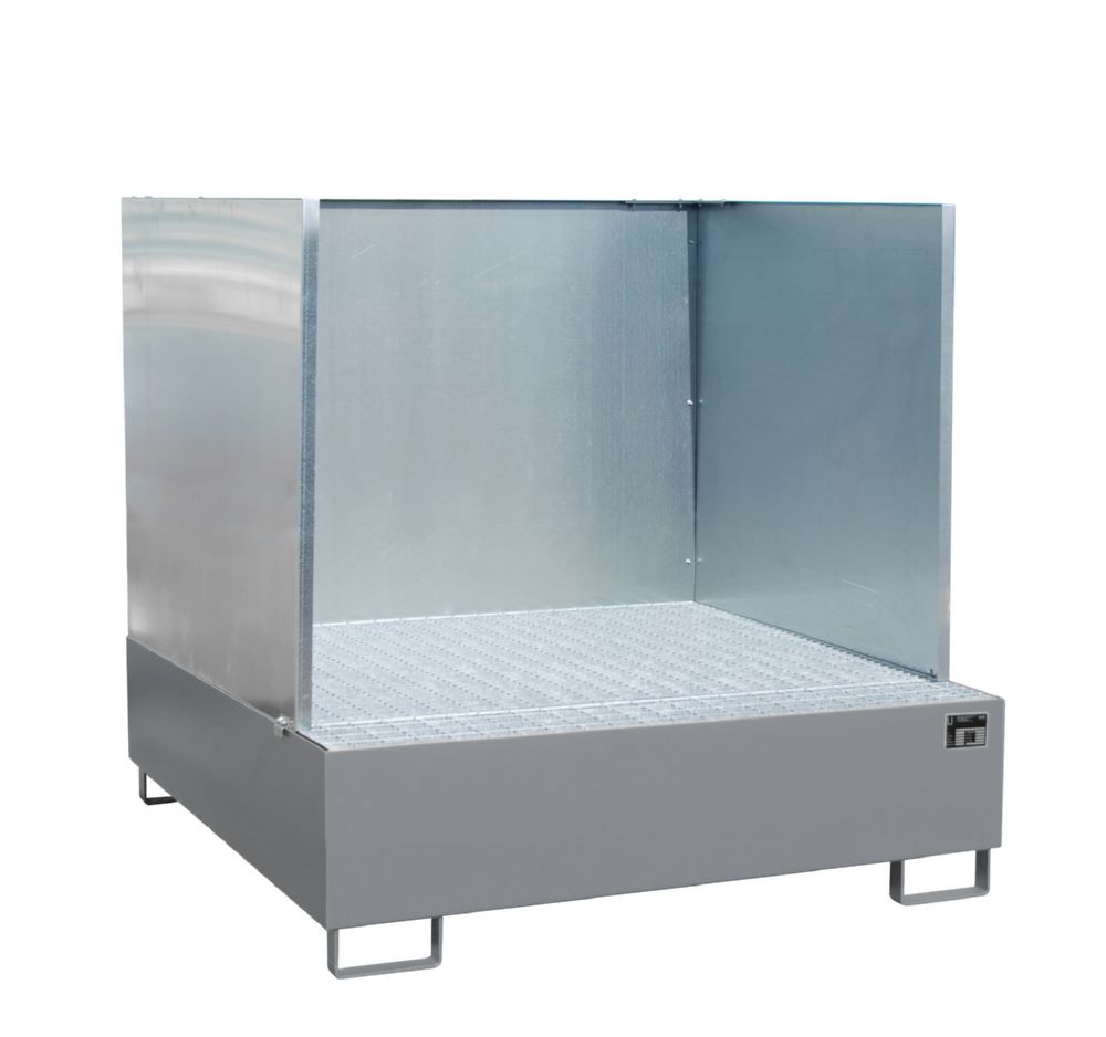 Produktbild Bauer Südlohn Auffangwanne AW 450 SW lackiert Mausgrau Wannenrand 530 Liter