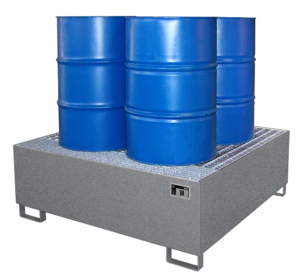 Produktbild Bauer Auffangwanne AW 800 Liter 1460 x 525 x 1460 mm mausgrau