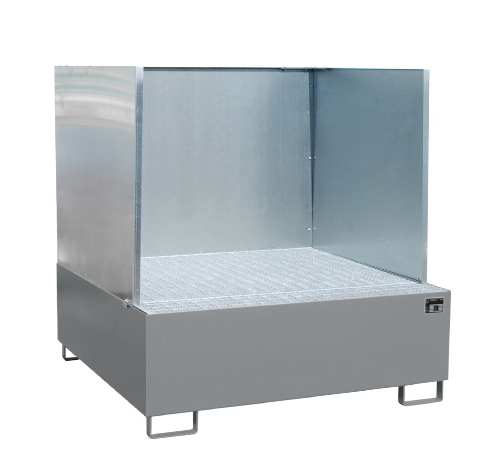 Produktbild Bauer Südlohn Auffangwanne AW 800 SW lackiert Mausgrau B 1480 x H 1530 mm