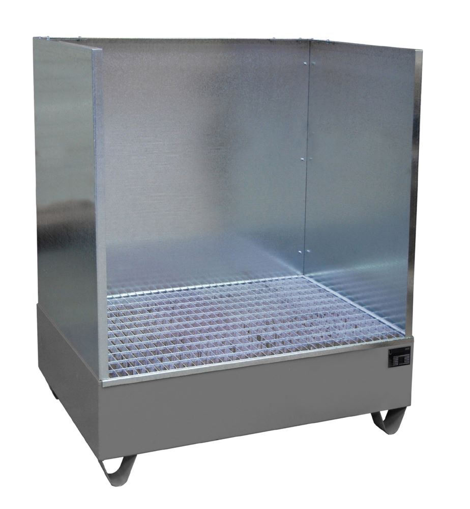 Produktbild Bauer Südlohn Auffangwanne 2018/SW lackiert Mausgrau B 1220 x H 1360 mm