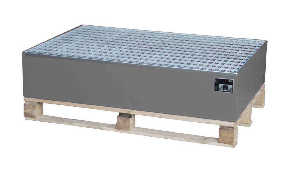 Produktbild Bauer Auffangwanne 2010 1200 x 260 x 800 mm mausgrau