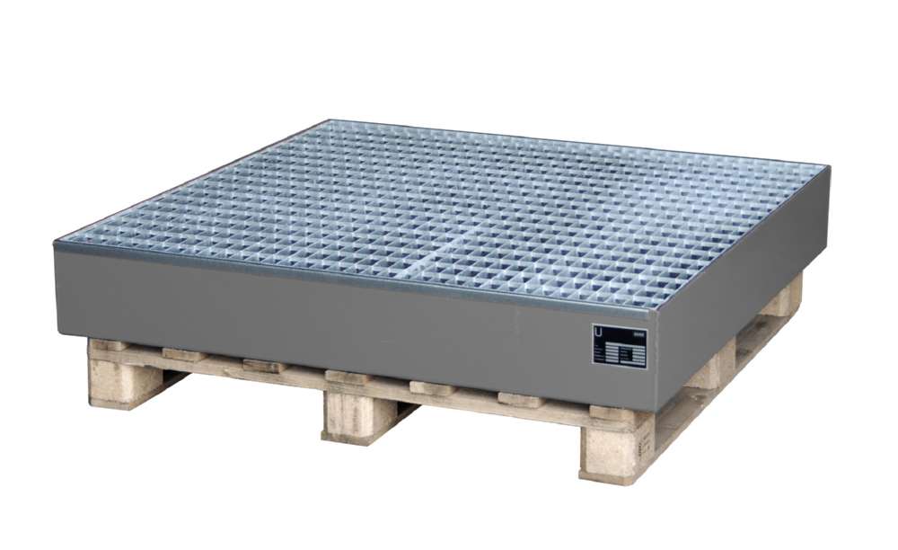 Produktbild Bauer Auffangwanne 2028 1200 x 185 x 1200 mm mausgrau