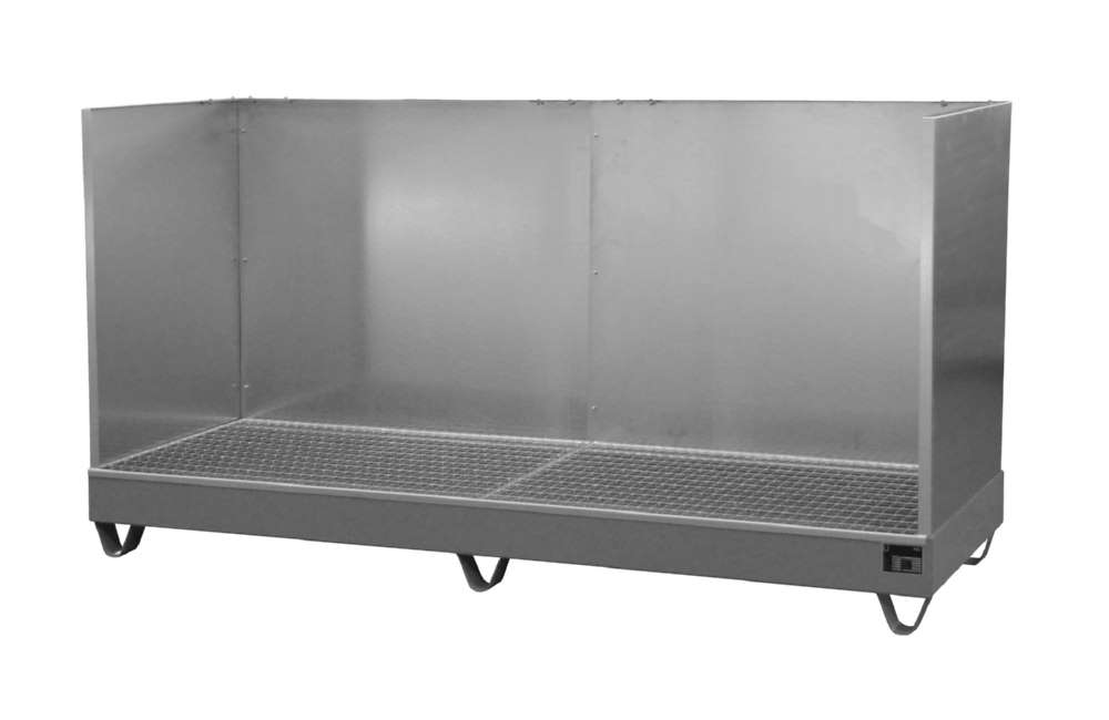 Produktbild Bauer Auffangwanne 2042 2400 x 250 x 800 mm mausgrau bild 3