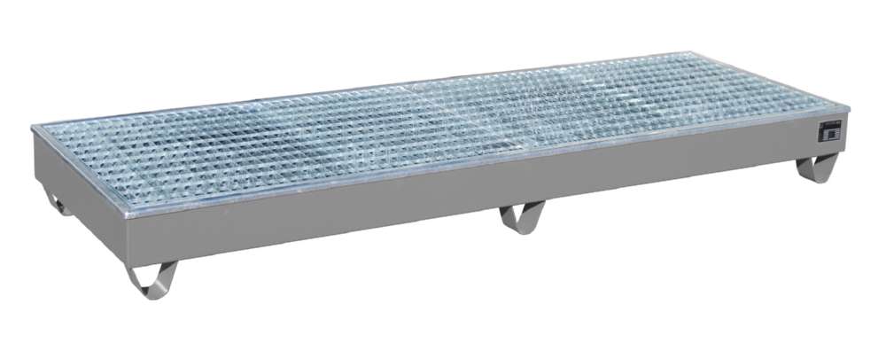 Produktbild Bauer Auffangwanne AW 4 BPE 2415 x 255 x 815 mm mausgrau