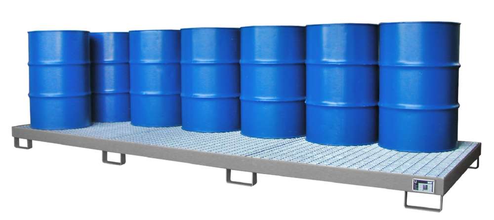 Produktbild Bauer Auffangwanne AW 12 3850 x 200 x 1300 mm mausgrau