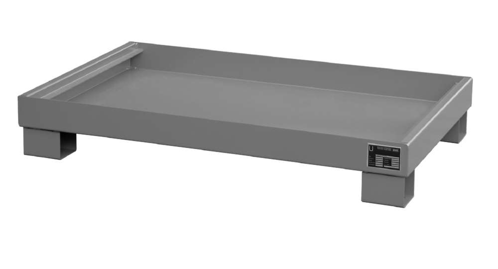 Produktbild Bauer Auffangwanne AW 603 1300 x 205 x 800 mm mausgrau bild 1