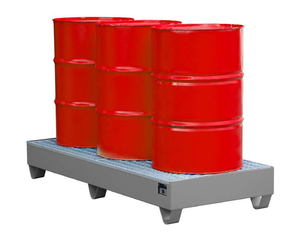 Produktbild Bauer Auffangwanne 2050 1800 x 275 x 800 mm lackiert Mausgrau bild 2