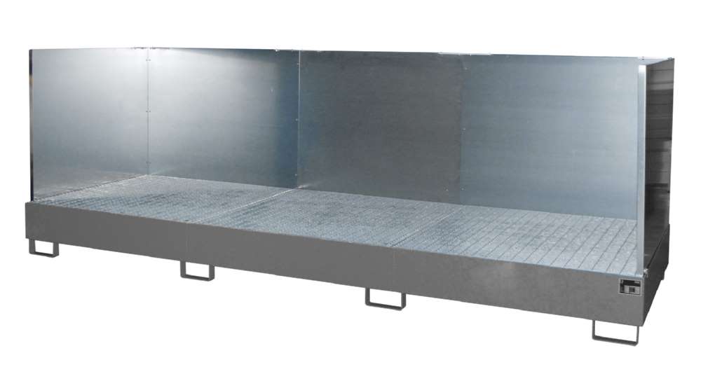 Produktbild Bauer Auffangwanne AW 1000 3 3850 x 340 x 1300 mm mausgrau bild 3