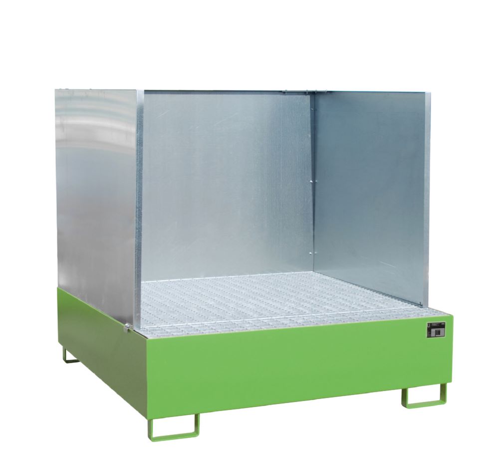 Produktbild Bauer Südlohn Auffangwanne AW 450 SW lackiert Resedagrün Breite 1480 mm