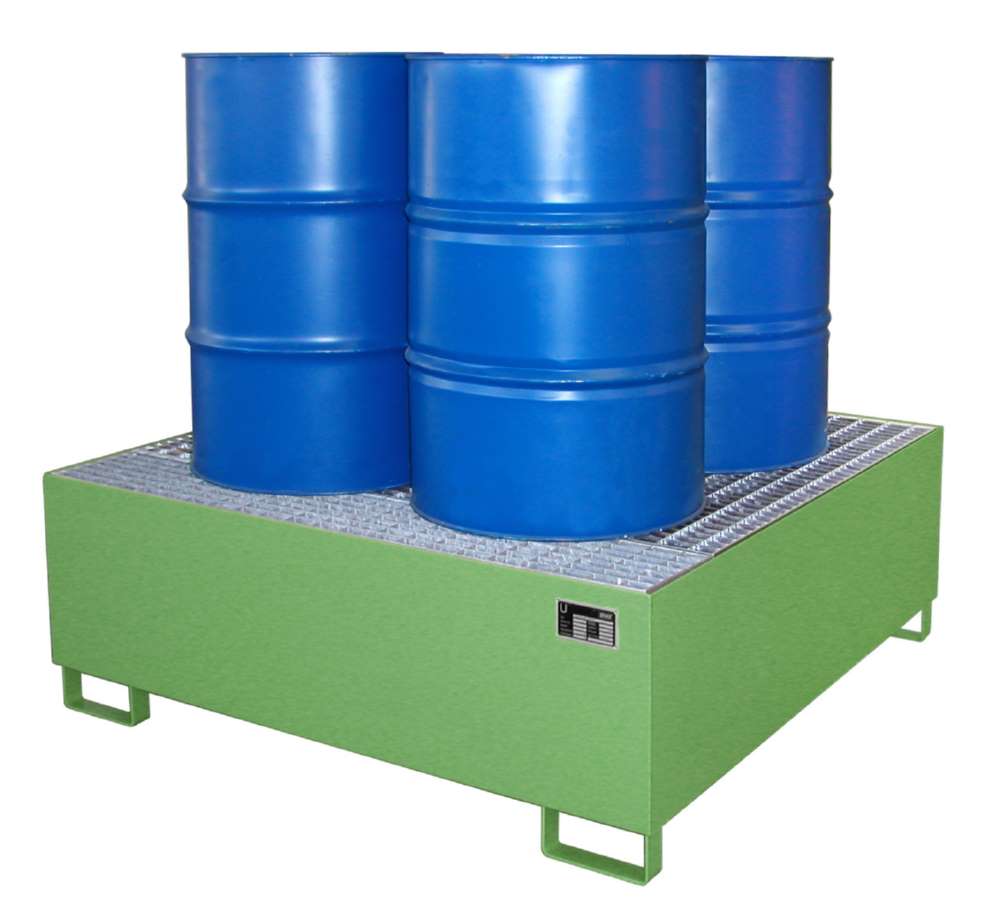 Produktbild Bauer Auffangwanne AW 800 Liter 1460 x 525 x 1460 mm resedagrün