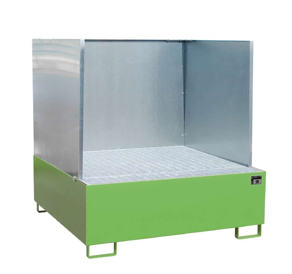 Produktbild Bauer Auffangwanne AW 800 Liter 1460 x 525 x 1460 mm resedagrün bild 2