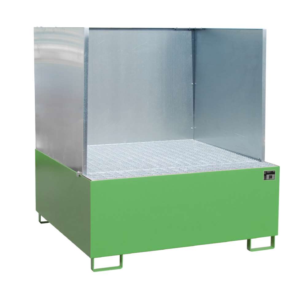 Produktbild Bauer Auffangwanne AW 1000 Liter 1460 x 630 x 1460 mm resedagrün bild 3