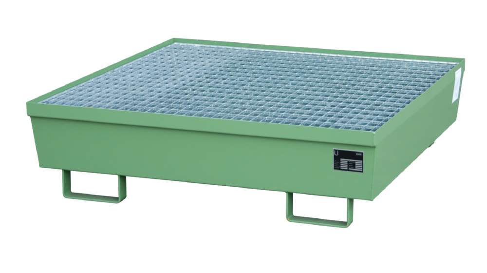 Produktbild Bauer Auffangwanne AM-4 A 1200 x 335 x 1200 mm lackiert resedagrün