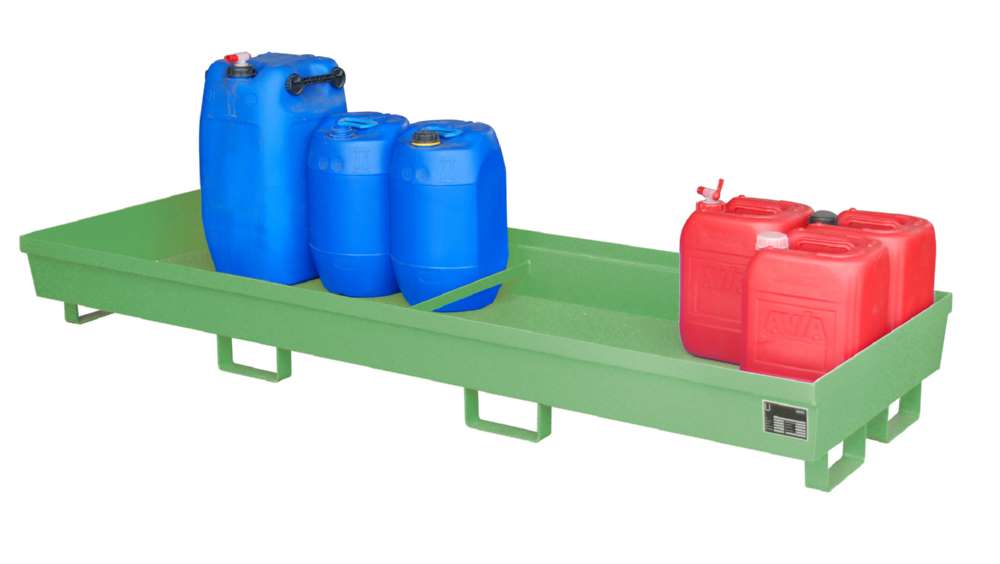 Produktbild Bauer Auffangwanne AO4B 2400 x 285 x 800 mm lackiert resedagrün